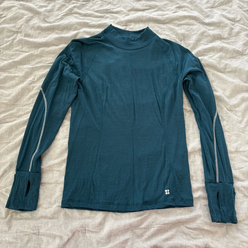 SWEATY BETTY Infinity Merino Long Sleeve Running Top M